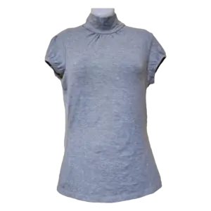 Blusa Cuello Alto y Manga Corta Para Mujer - Comercio Chapín